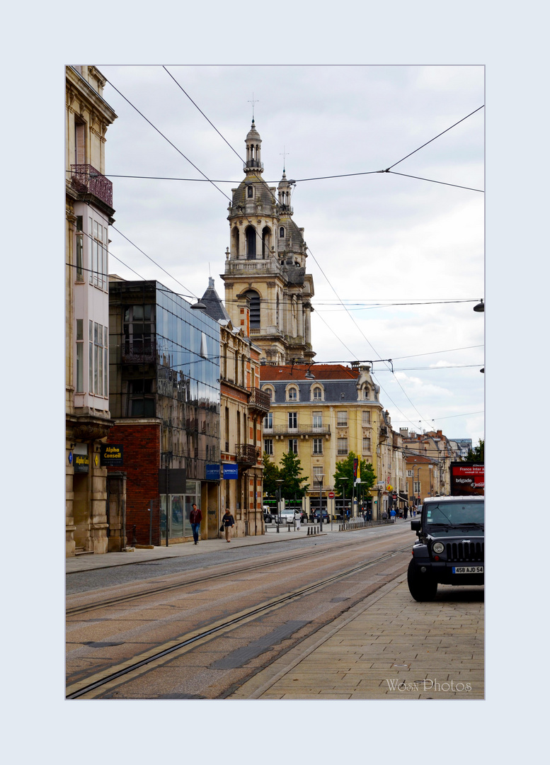 Blick auf die Kathedrale von Nancy