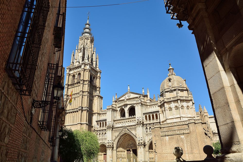 Blick auf die Kathedrale von Toledo