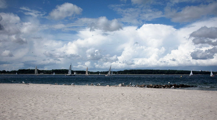 Blick auf die Kieler Förde