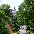 Blick auf die Kirche…