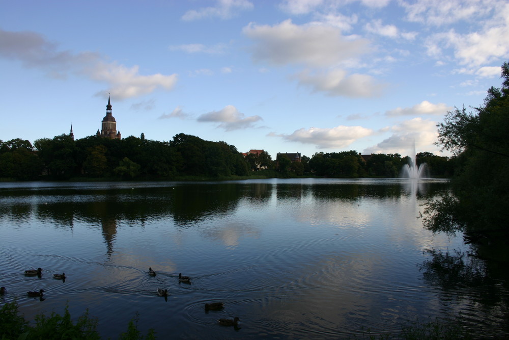 Blick auf die Kirche