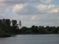 Blick auf die Kirche von Ketsch