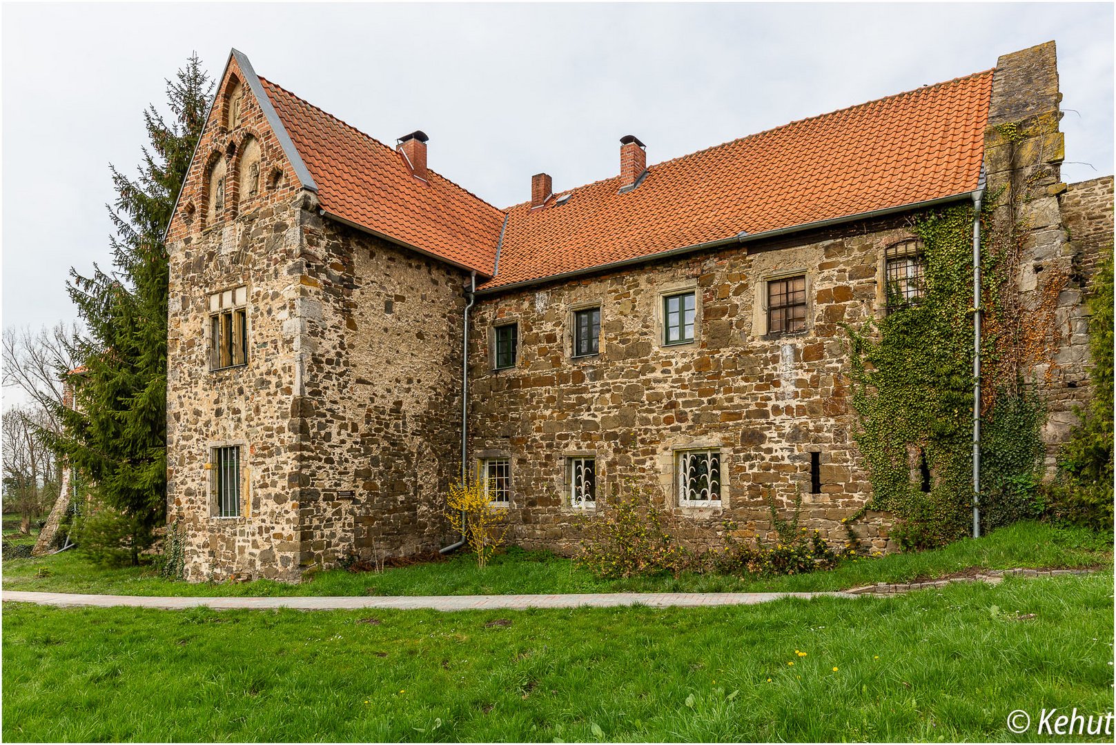 Blick auf die Klausur Kloster Hillersleben