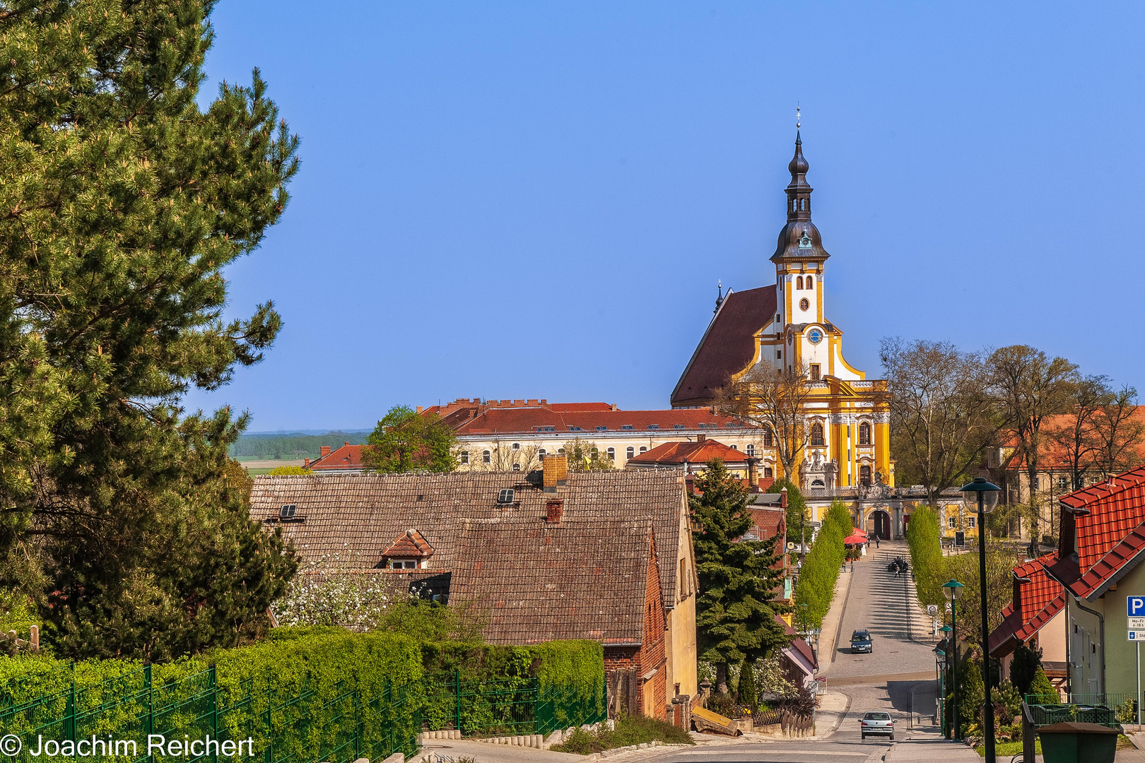 Blick auf die Klosterkirche Neuzelle