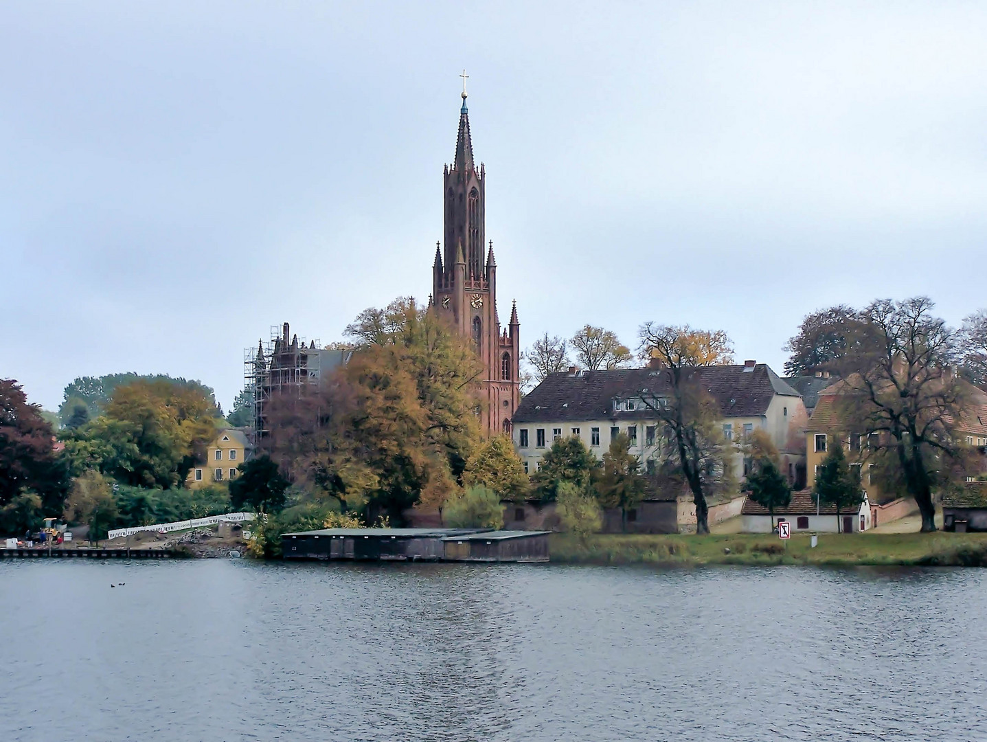 Blick auf die Klosterkirche von Malchow