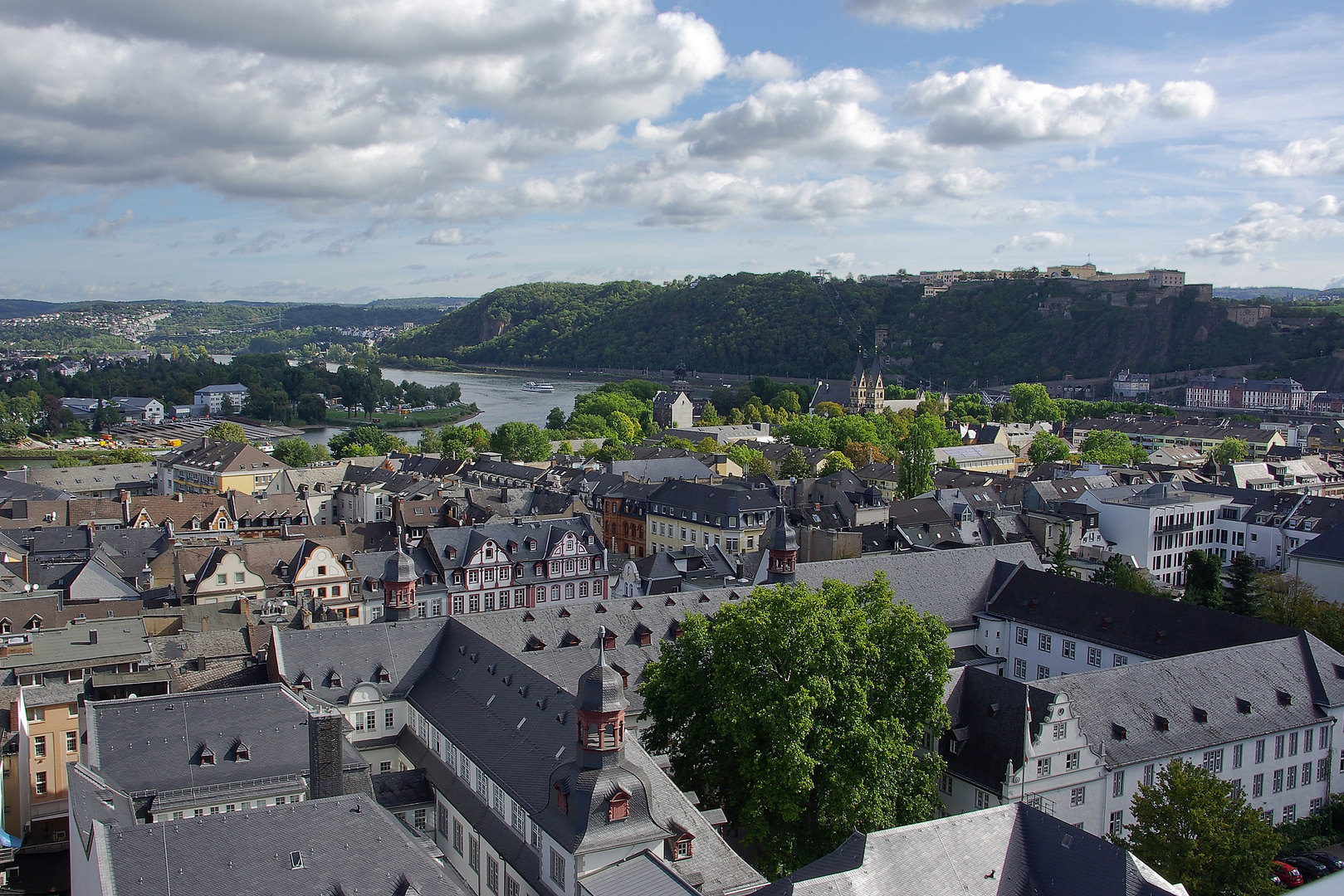 Blick auf die Koblenzer Altstadt