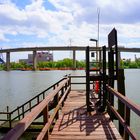 Blick auf die Köhlbrandbrücke