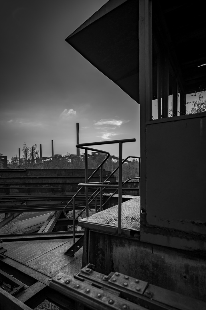 Blick auf die Kokerei der Zeche Zollverein