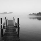 Blick auf die Krautinsel im Chiemsee