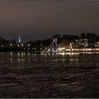 Blick auf die Krugkoppelbrücke im Winter