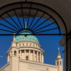 Blick auf die Kuppel der Nikolaikirche