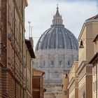 Blick auf die Kuppel vom Petersdom