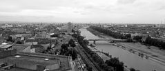 Blick auf die Kurpfalzbrücke/ Mannheim