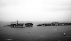 Blick auf die Lagune von Venedig