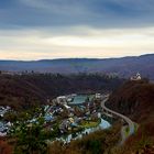 Blick auf die Lahn vom Uhuley