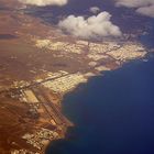 Blick auf die Landebahn Lanzarote