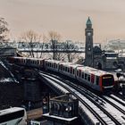 Blick auf die Landungsbrücken Hamburg