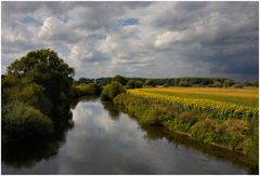 Blick auf die Leine bei Pattensen/ Koldingen