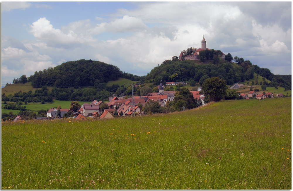 Blick auf die Leuchtenburg