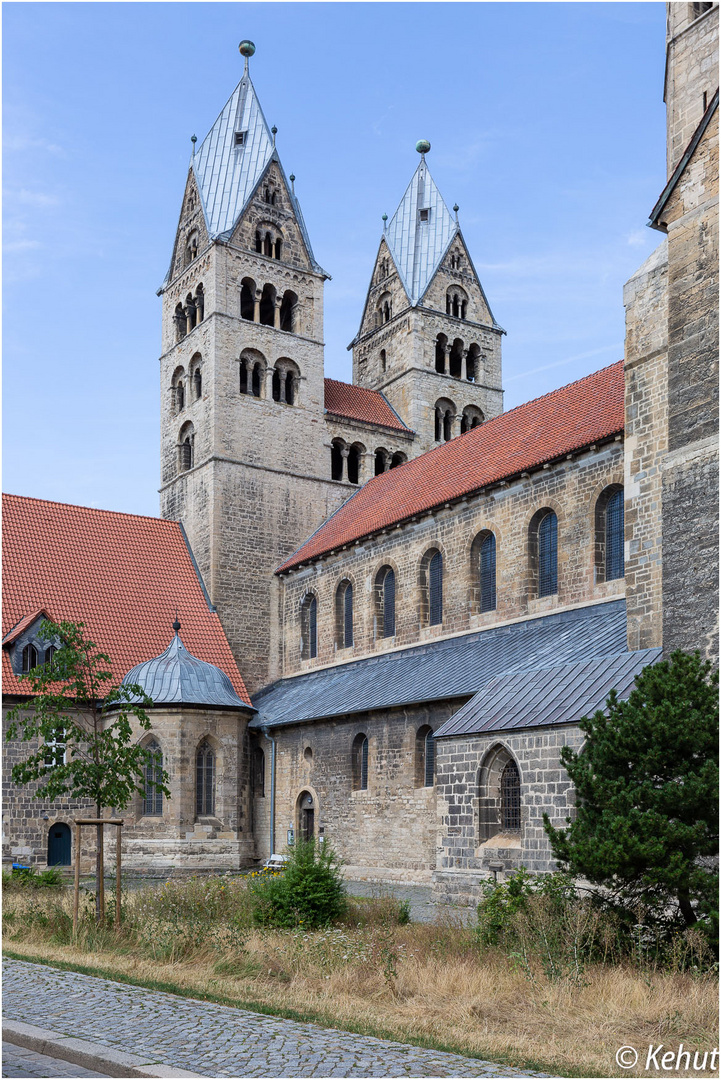 Blick auf die Liebfrauenkirche in Halberstadt