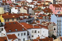 Blick auf die lissaboner Altstadt