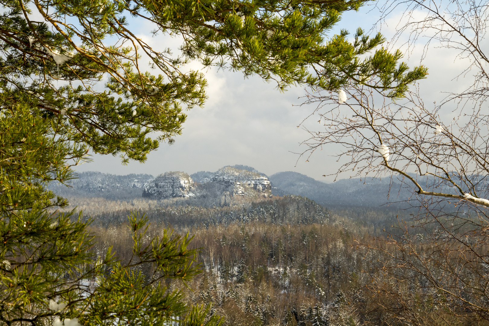 Blick auf die Loenzsteine