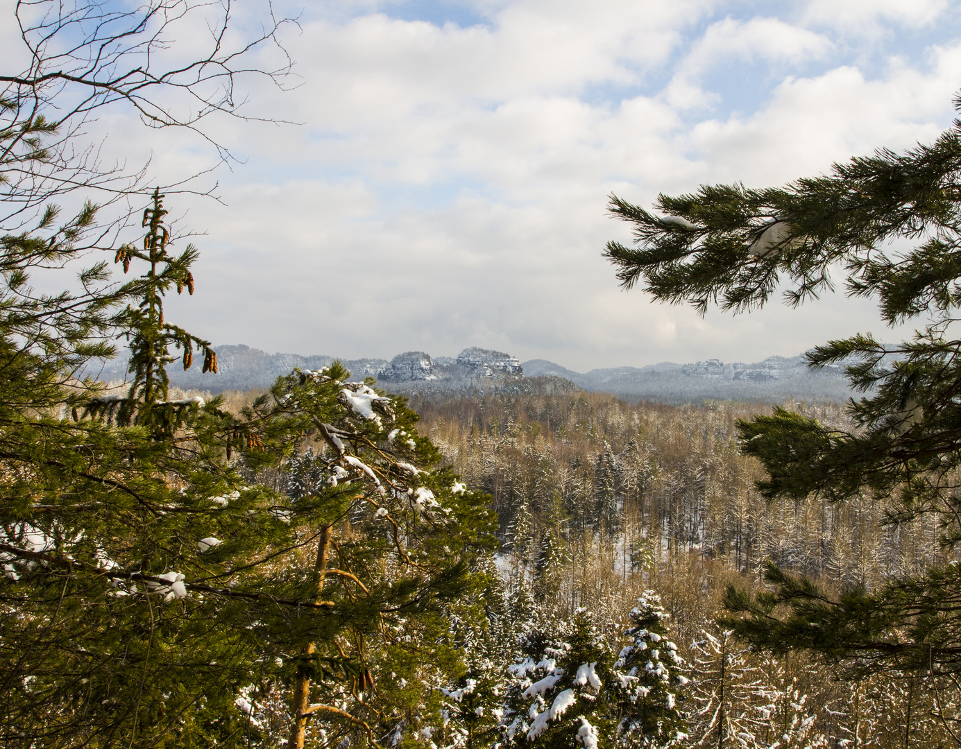 Blick auf die Loenzsteine