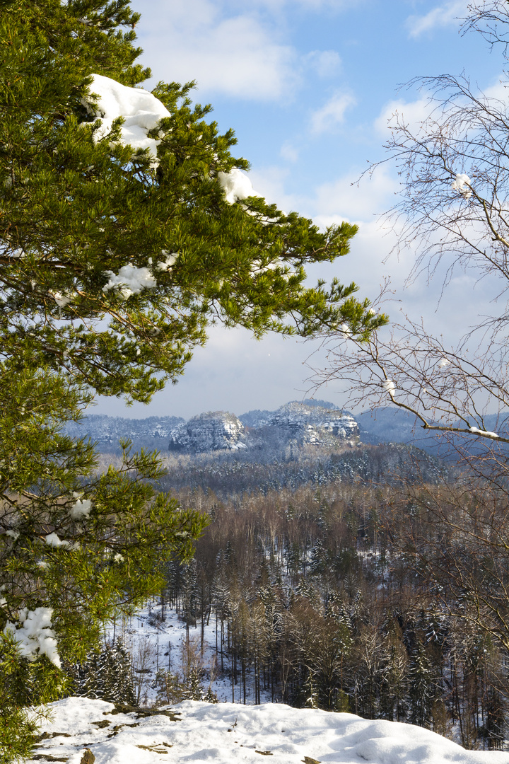 Blick auf die Loenzsteine