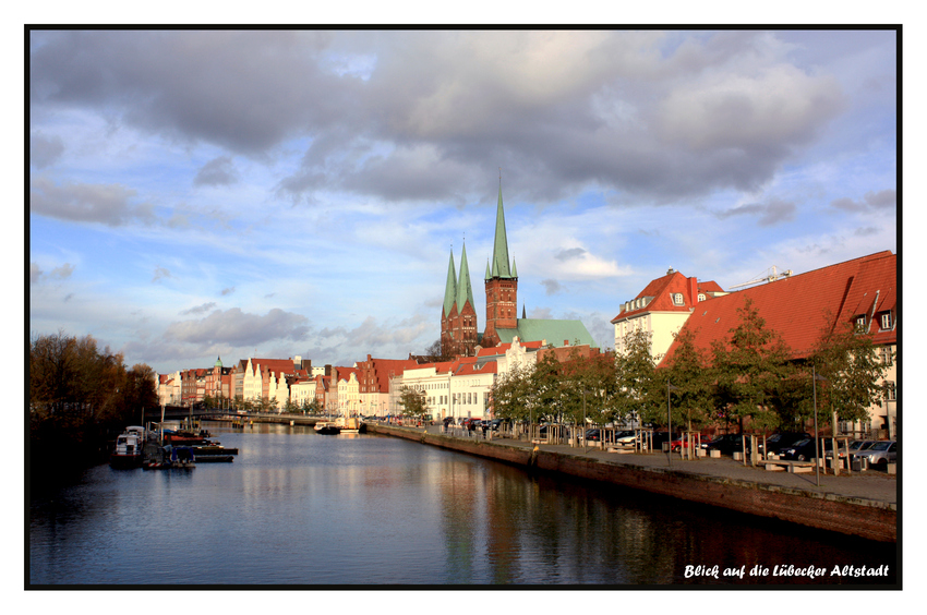 Blick auf die Lübecker Altstadt