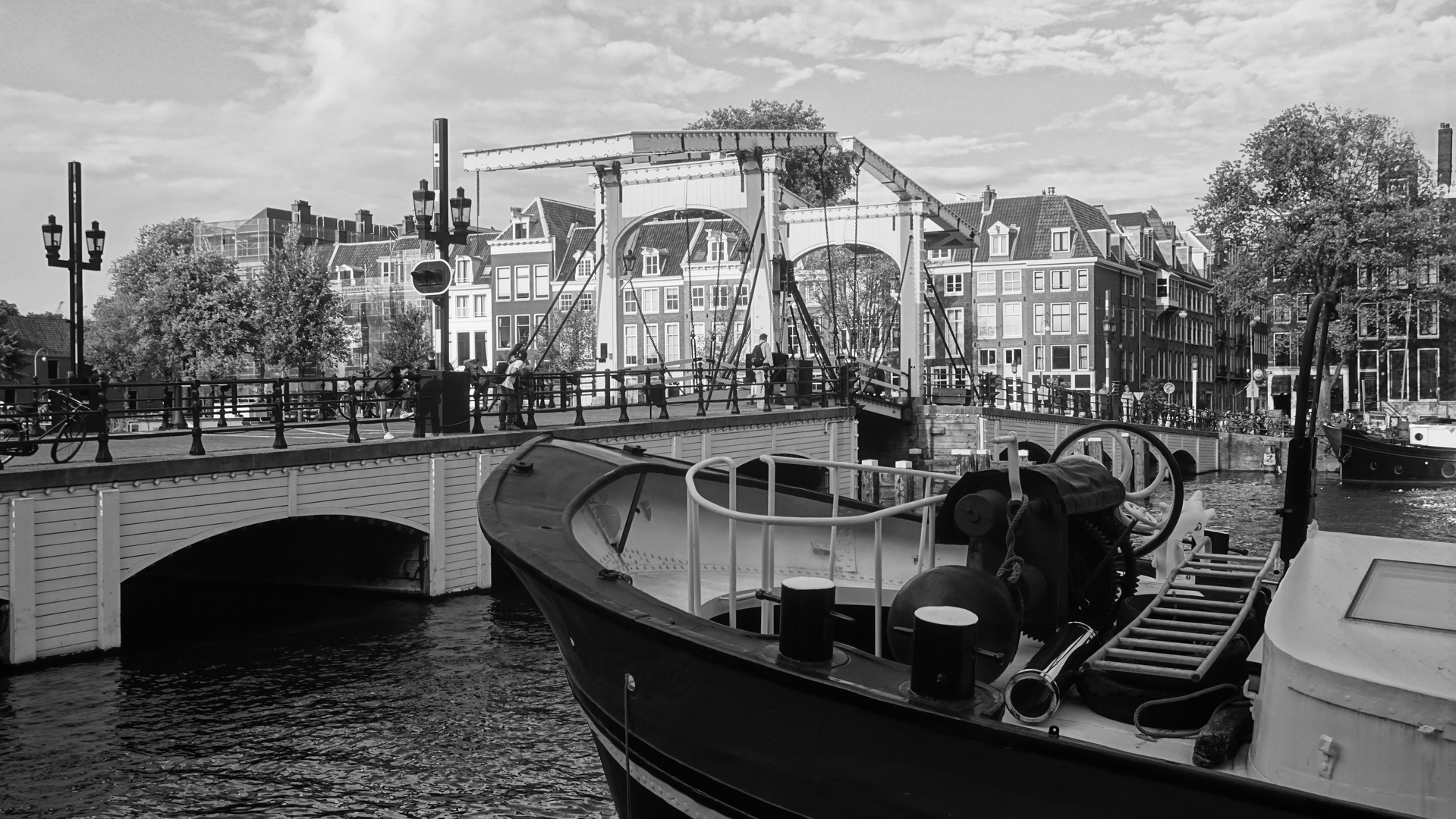 Blick auf die Magere Brug - Amsterdam