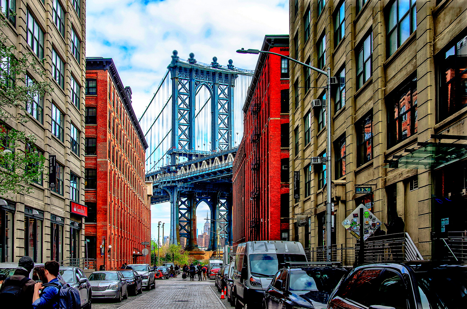 Blick auf die Manhattanbrigde