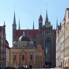 Blick auf die Marienkirche in Danzig