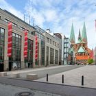 Blick auf die Marienkirche Lübeck