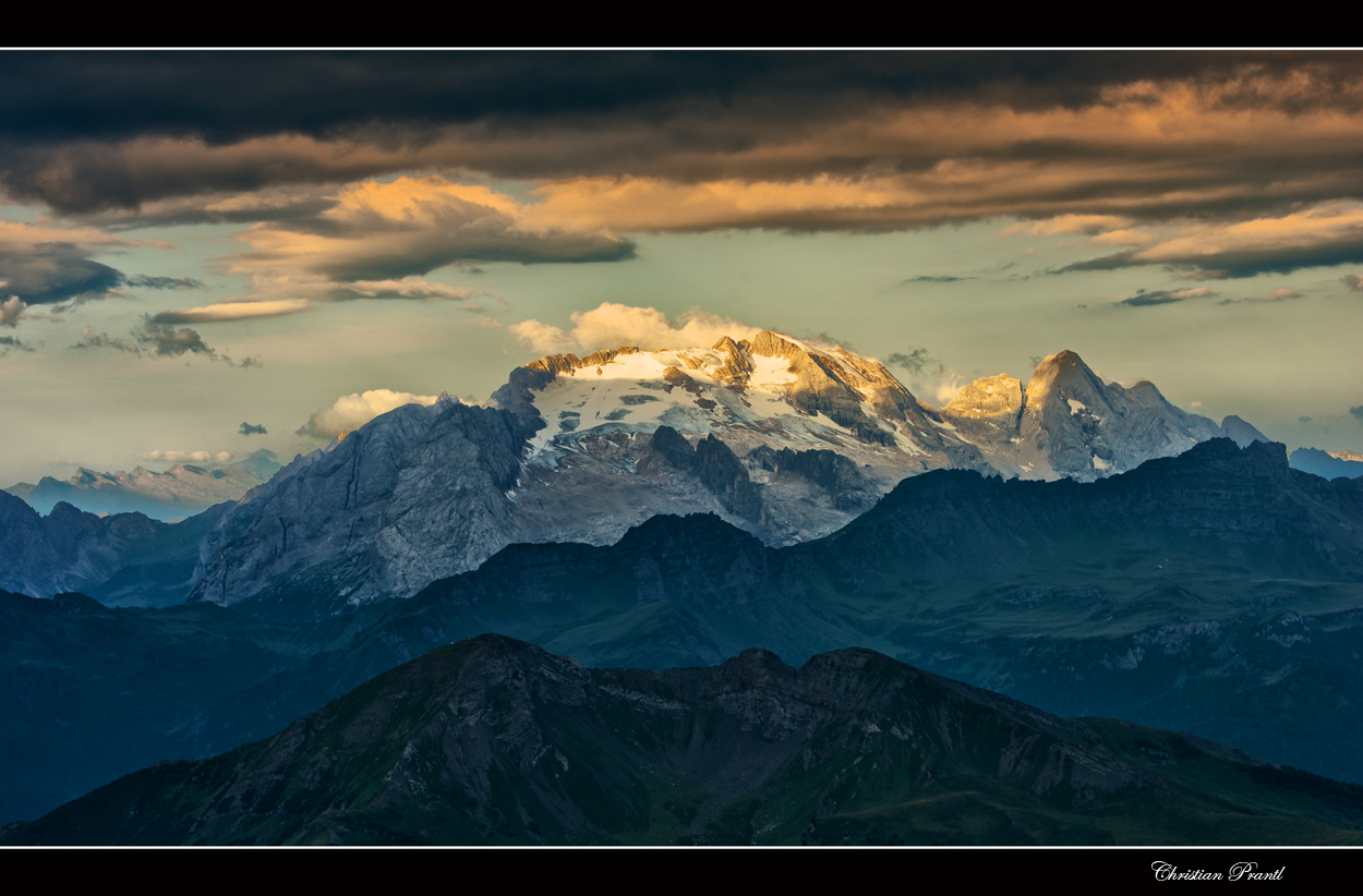 Blick auf die Marmolada