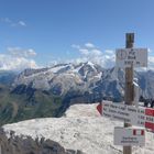 Blick auf die Marmolata (Dolomiten)