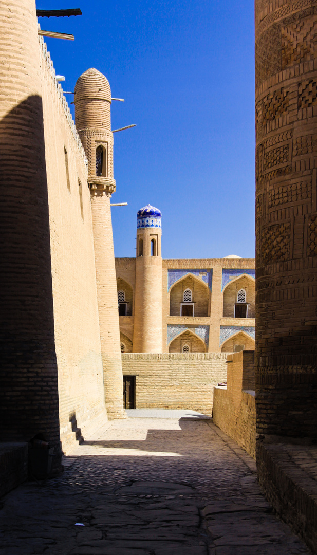 Blick auf die Medrese