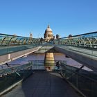 Blick auf die Millennium Bridge