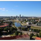 Blick auf die moderne Seite von Vilnius