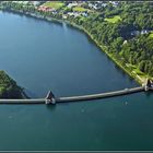 Blick auf die Möhnesee-Sperrmauer