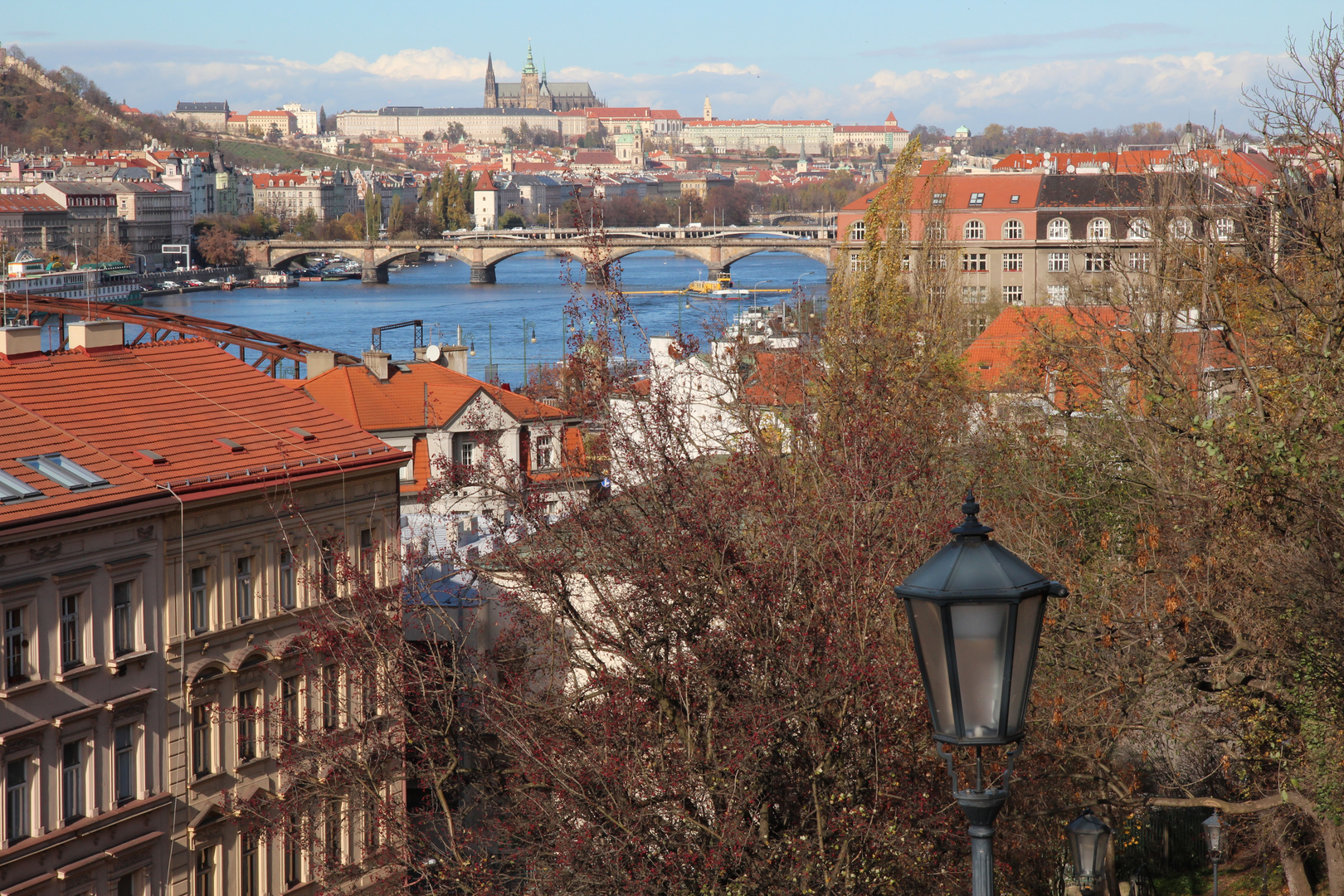 Blick auf die Moldau