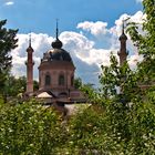 Blick auf die Moschee in Schwetzingen