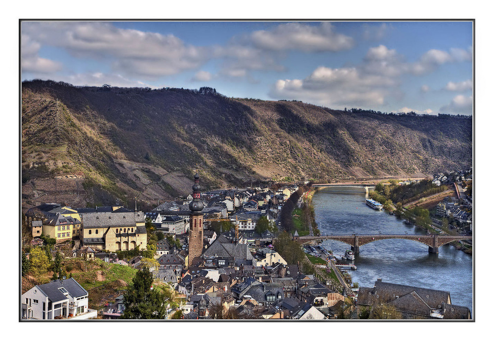 Blick auf die Mosel und Cochem