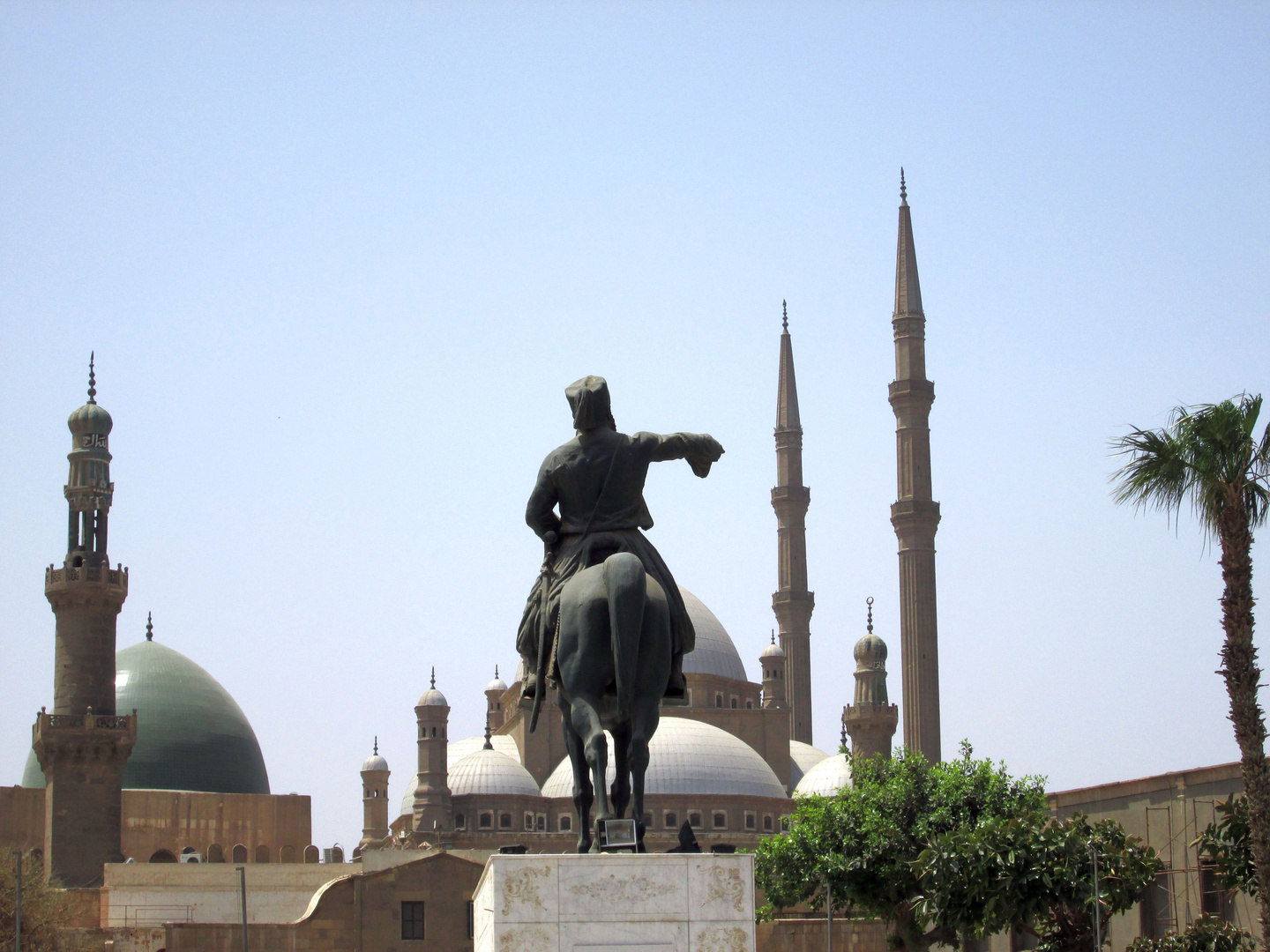 Blick auf die Muhammad-Ali-Moschee