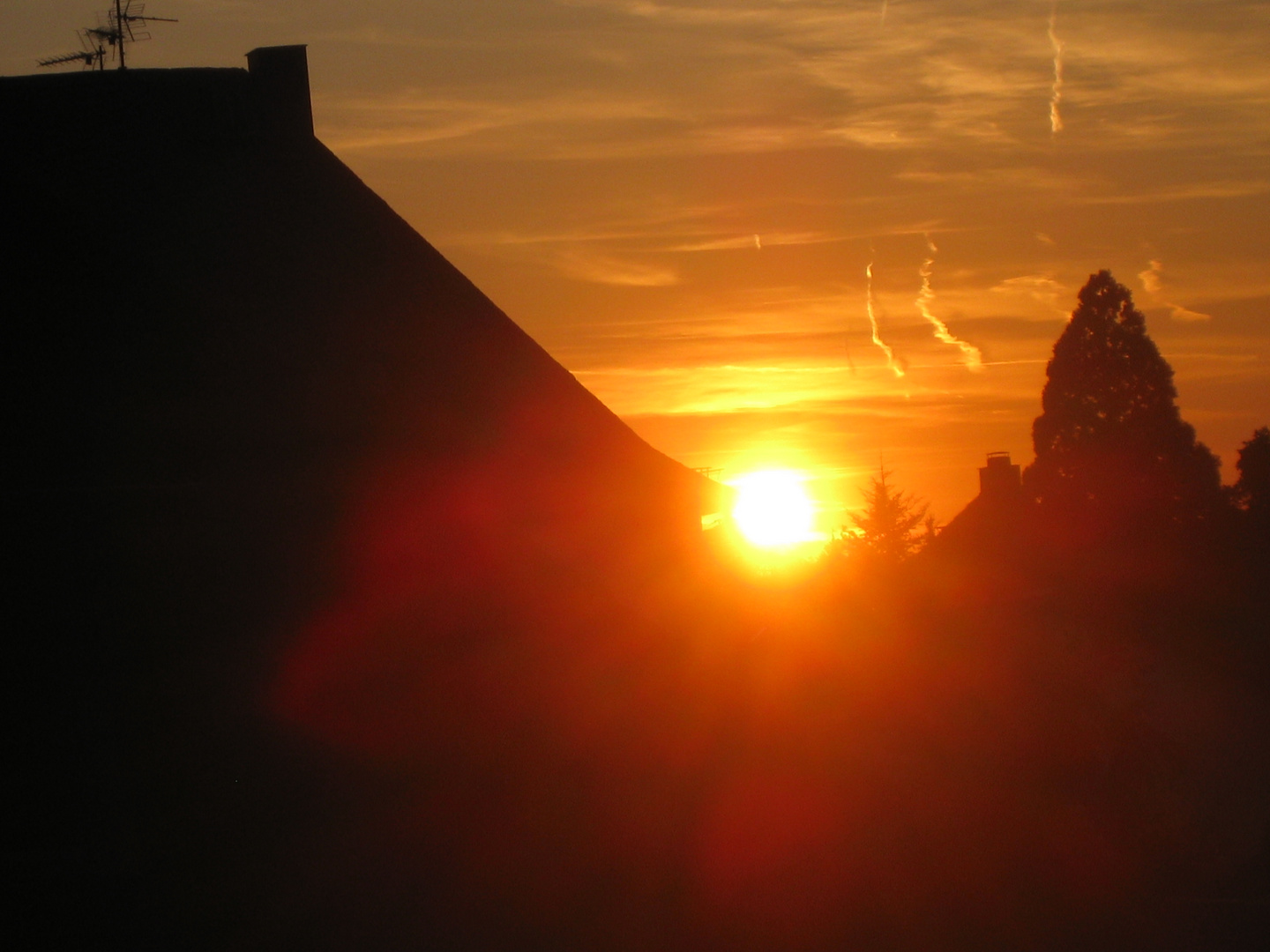 Blick auf die Nachbarschaft