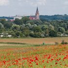 "Blick auf die Neubrandenburger Konzertkirche 2023"