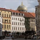 Blick auf die Neue Synagoge in Berlin