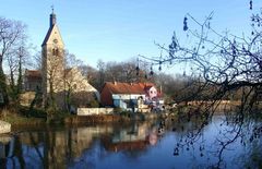 Blick auf die Neumarktkirche in Merseburg