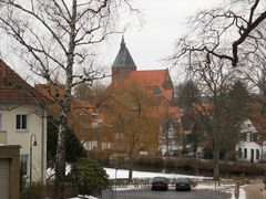 "Blick auf die Nikolai-Kirche"