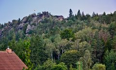 Blick auf die Nonnenfelsen…