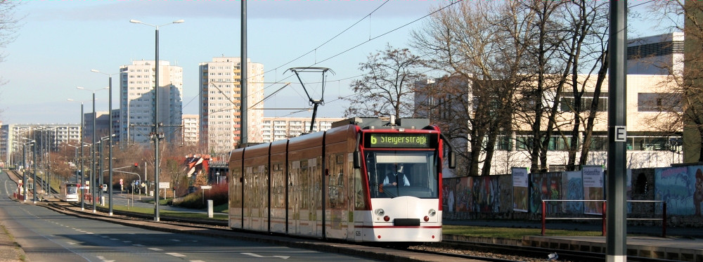 Blick auf die Nordhäuserstrasse